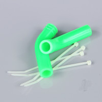 Exhaust Deflector Large (60-140 Size) (Green) (2 pcs)