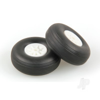 1 3/4in - (44mm) White Wheels (2 pcs)