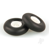 3 1/2in - (87mm) White Wheels (2 pcs)