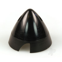 2 1/2in (63mm) Black Nylon Spinner