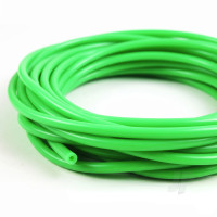 Silicone Fuel Tube, 2mm (3/32) x 10m, Neon Green