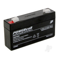 Powercell Gel Lead Acid Battery, 6V 1.2Ah