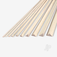 Balsa Triangle, 3/4 x 3/4 x 36in (~19 x 19 x 914mm)