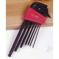 Ball End Allen Keys Metric, 1.5-6mm (7 pcs)