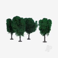Lichen Birch Trees, 12cm (Dark Green) (3 pcs) (1010)