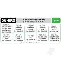 2-56 Hardware Assortment Kit (180 pcs)