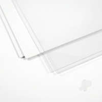 Clear Sheet, 0.3 x 300 x 600mm (.010 x 12 x 24in) (6 per pack)