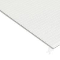 V-Groove Siding Sheet, 0.5 x 150 x 300mm, 0.6mm Spacing (.020 x 6 x 12in, .025in Spacing) (1 per pack)