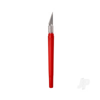 K40 Pocket Clip-on Knife with Twist-off Cap, Red (Carded)