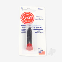 Double Edge Blade #23, Shank 0.345" (0.88 cm) (5 pcs) (Carded)