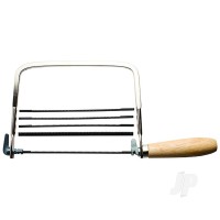 Coping Saw with 4 Extra Blades, 7.0 x 4.5in (Carded)