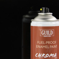 Chroma Enamel Fuelproof Paint Gloss Black (400ml Aerosol)