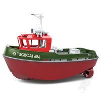 1:72 Mini Tugboat, RTR, Green (230mm)
