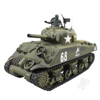 1:16 U.S. Medium Tank M4A3 Sherman with Infrared Battle System (2.4GHz + Shooter + Smoke + Sound)