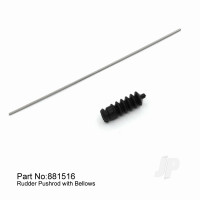 DF65 Rudder Pushrod with Bellows (for JOY8815AV8 8815V8)