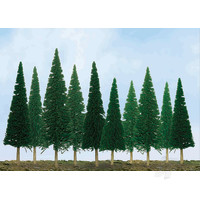 Scenic Pine, 2in to 4in, N-Scale, (36 pcs)