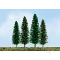Econo Cedar, 2in to 4in, N-Scale, (36 pcs)