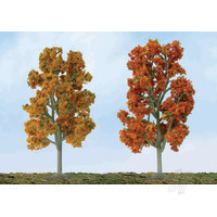 Scenic Fall Sycamore, 5in to 5.5in, HO-Scale, (3 pcs)