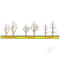 Deciduous Tree Armature, 4in (101.6mm) Tall (3 pcs)
