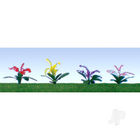 Petunias Assorted, 3/4in, O-Scale, (30 pcs)