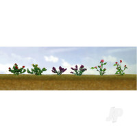 Assorted Flower Plants 1, O-Scale, (10 pcs)