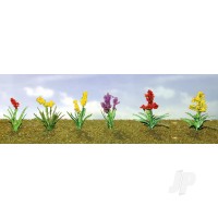 Assorted Flower Plants 2, O-Scale, (10 pcs)