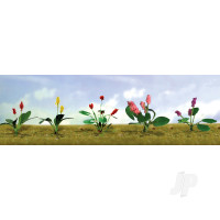 Assorted Flower Plants 3, O-Scale, (10 pcs)