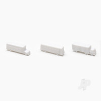 Buses & Truck, 1/8in=1'-0in 1:100, White, (3 pcs)
