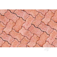 Interlocking Paving, 1:100, HO-Scale, (2 pcs)