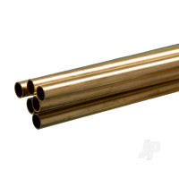 Brass Round Tube, 7/32 x 36in - .014in Wall (Bulk Pack of 6 Items)