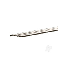 Aluminium Round Tube, 3mm x 1m, .45mm Wall (Bulk Pack of 5 Items)