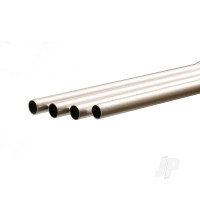 Aluminium Round Tube, 9mm x 1m, .45mm Wall (Bulk Pack of 4 Items)