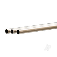 Aluminium Round Tube, 10mm x 1m, .45mm Wall (Bulk Pack of 3 Items)