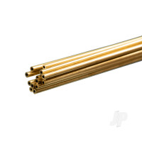Brass Round Tube, 2mm x 1m, .45mm Wall