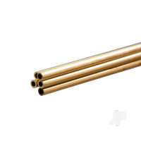 Brass Round Tube, 3mm x 1m, .45mm Wall
