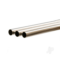Brass Round Tube, 4mm x 1m, .225in Wall (Bulk Pack of 4 Items)