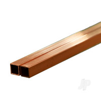 Copper Square Tube, 3/16 x 12in (2 pcs)