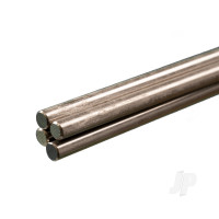 Stainless Steel Round Rod, 1/4 x 36in (Bulk Pack of 4 Items)