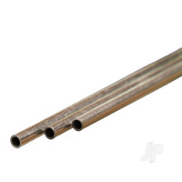 Aluminium Round Tube, 3/32 x 12in - .014in Wall (3 pcs)