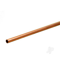 Copper Round Tube, 5/32 x 12in, .014in Wall