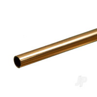 Brass Round Tube, 7/32 x 12in - .014in Wall