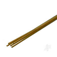 Brass Round Rod, .020in x 12in (5 pcs)