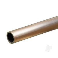 Aluminium Round Tube, 3/8 x 12in - .035in Wall