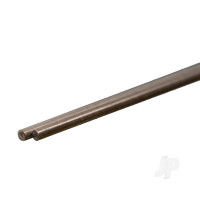 Stainless Steel Round Rod, 3/32 x 12in (2 pcs)