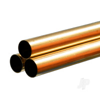 Brass Round Tube, 5/8 x 36in - .014in Wall