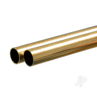 Brass Round Tube, 5/8 x 36in - .029in Wall (Bulk Pack of 2 Items)
