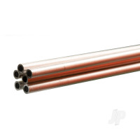 Aluminium Round Tube, 1/4 x 36in - .035in Wall (Bulk Pack of 6 Items)