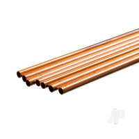 Copper Round Tube, 3/16 x 36in, .014in Wall