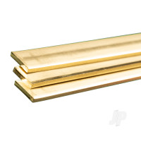 Brass Strip, 3/32 (.093) x 1/2 x 36in