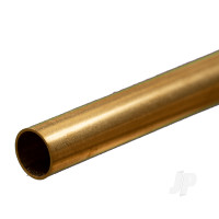 Brass Round Tube, 9 x 300mm, .45mm Wall